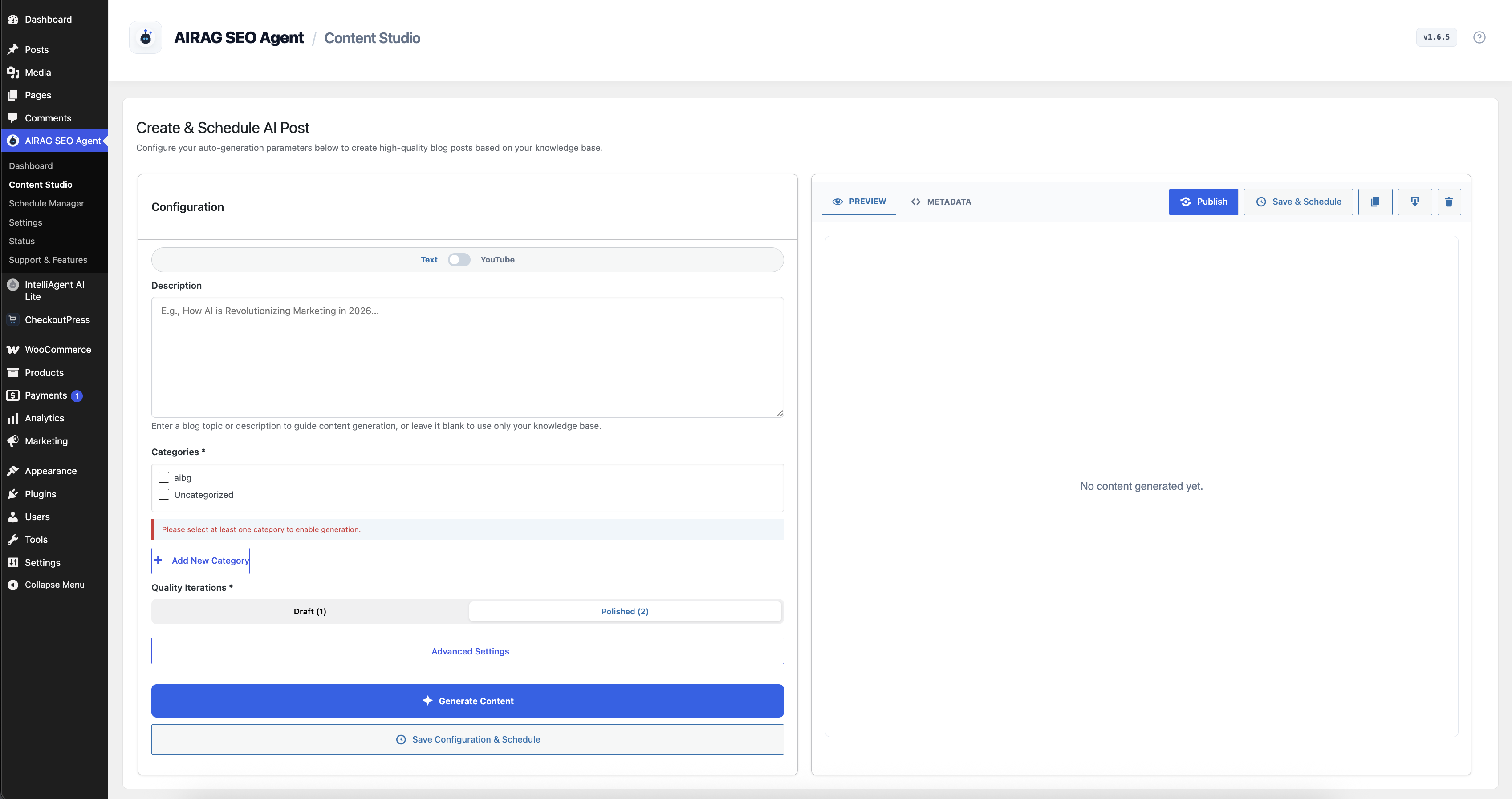 AIRAG SEO Agent gallery image