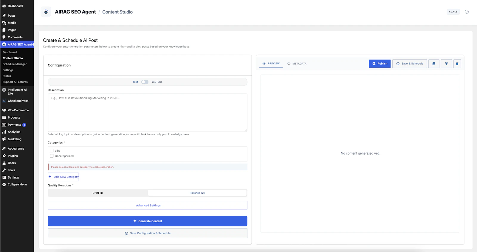 AIRAG SEO Agent screenshot 3