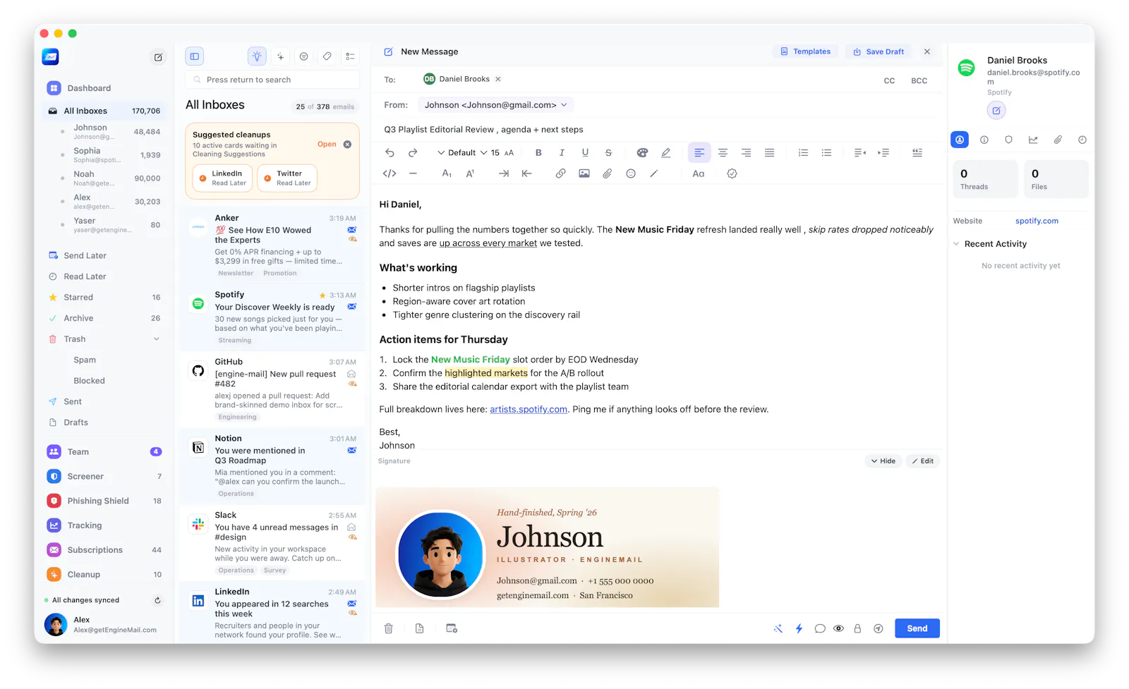 Engine Mail screenshot 5