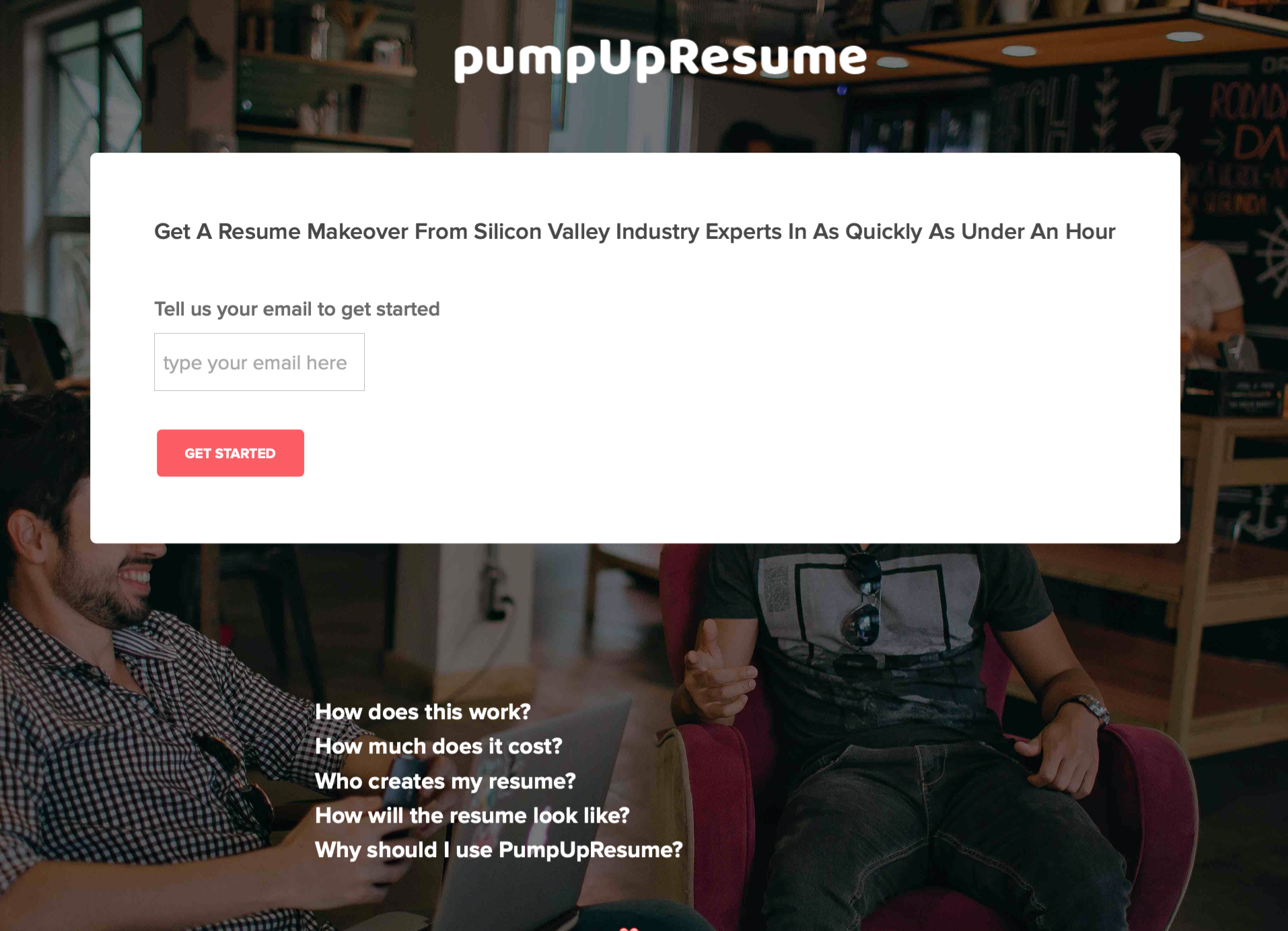 pumpUpResume gallery image