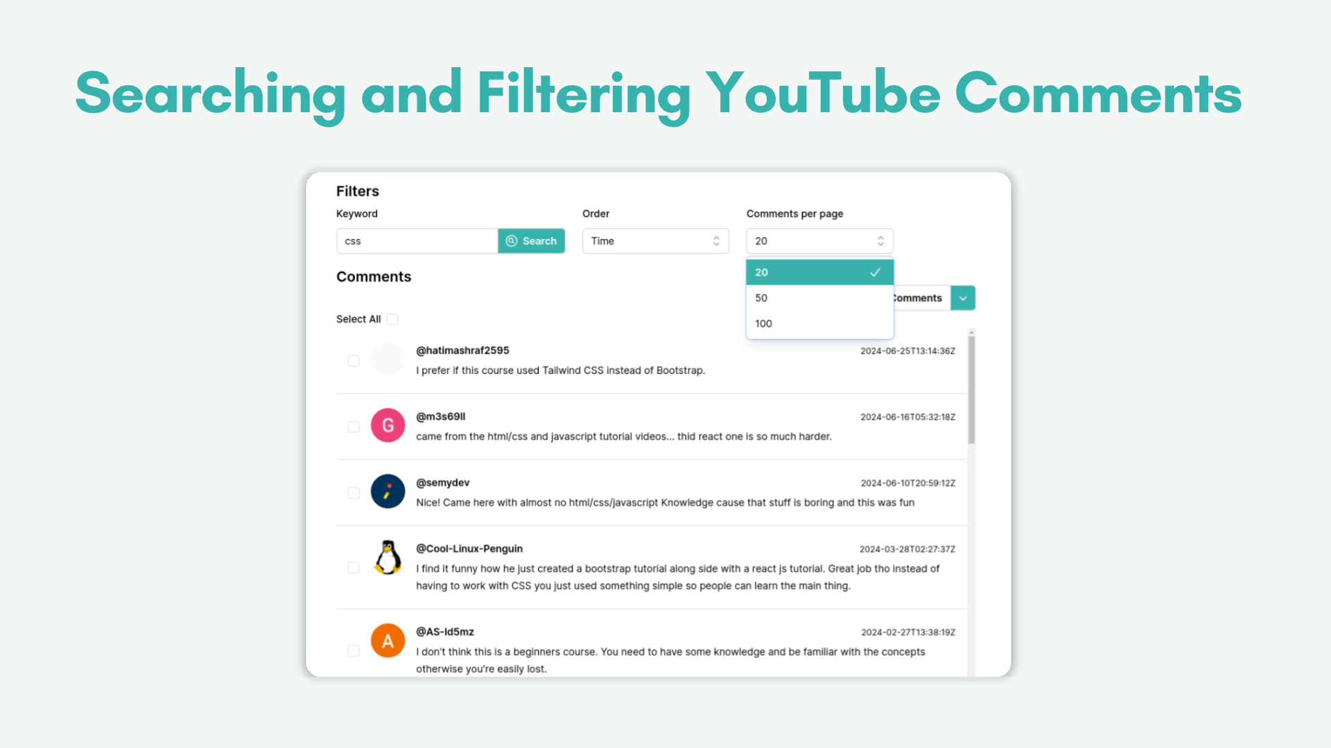 YouTube -Kommentar -Finder und KI -Analyse media 2