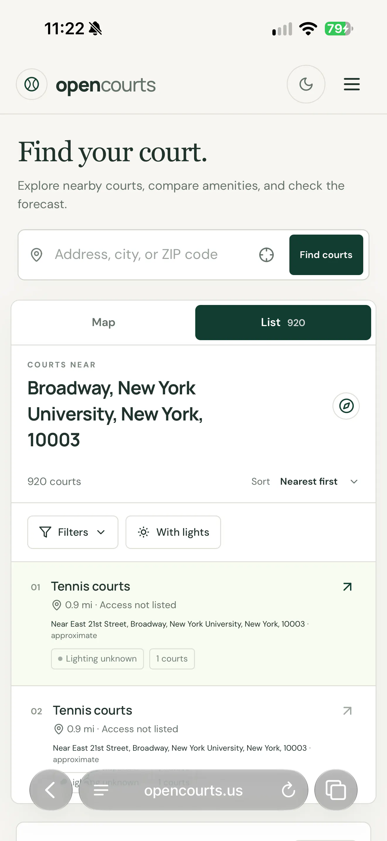 OpenCourts gallery image