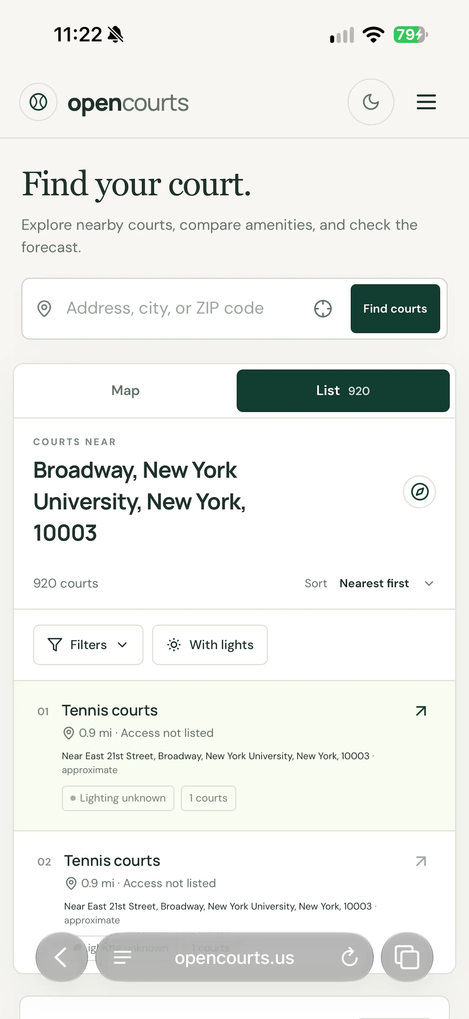 OpenCourts screenshot 6