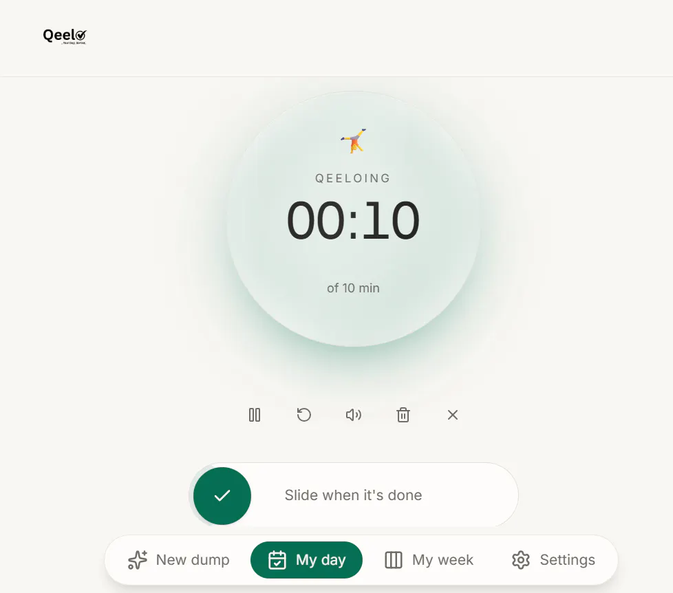 Qeelo - the AI buddy that sorts your day gallery image