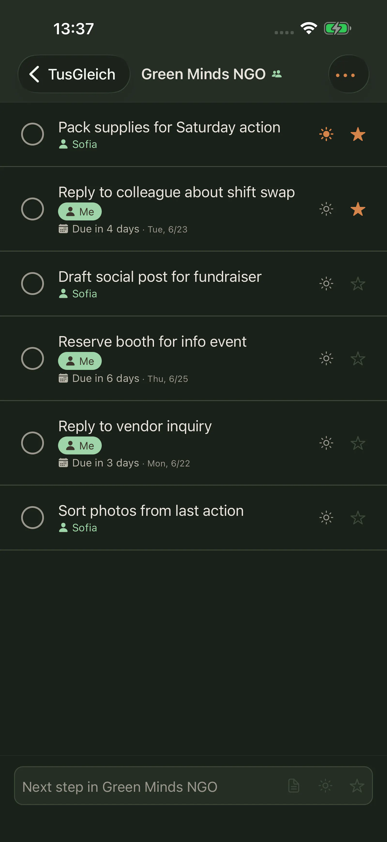TusGleich screenshot 4