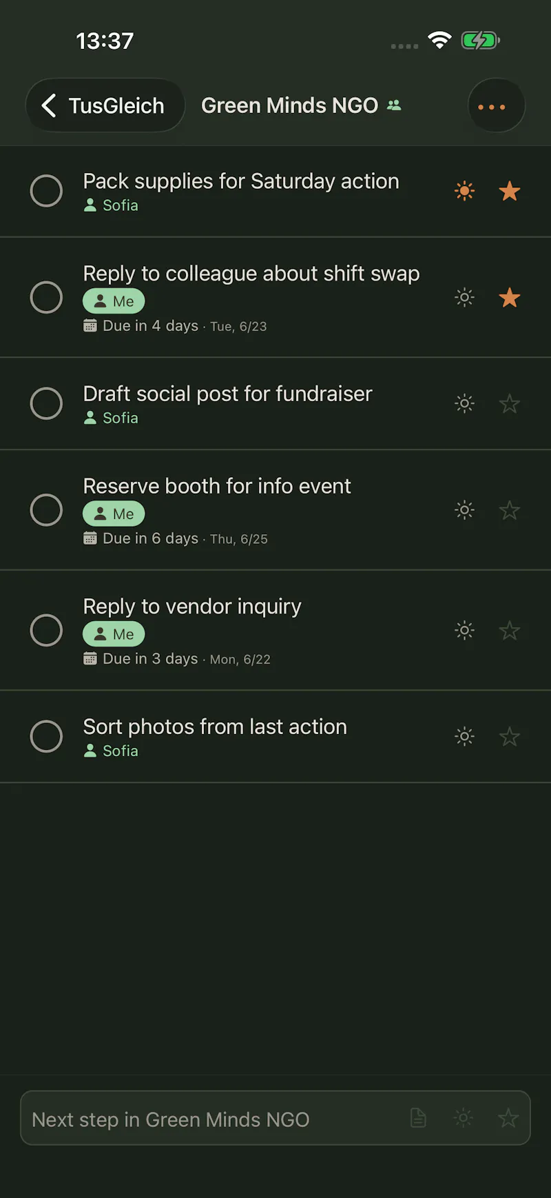 TusGleich screenshot 4