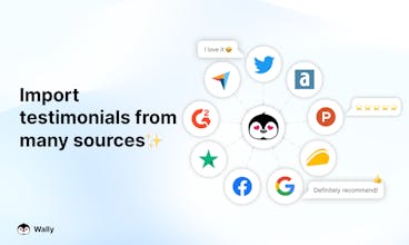 推荐小部件包含来自 ProductHunt、Twitter、Google 地图和 Facebook 平台的评论。
