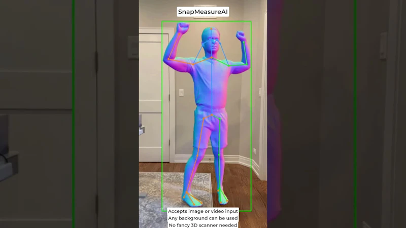 SnapMeasureAI screenshot 1 (video preview)