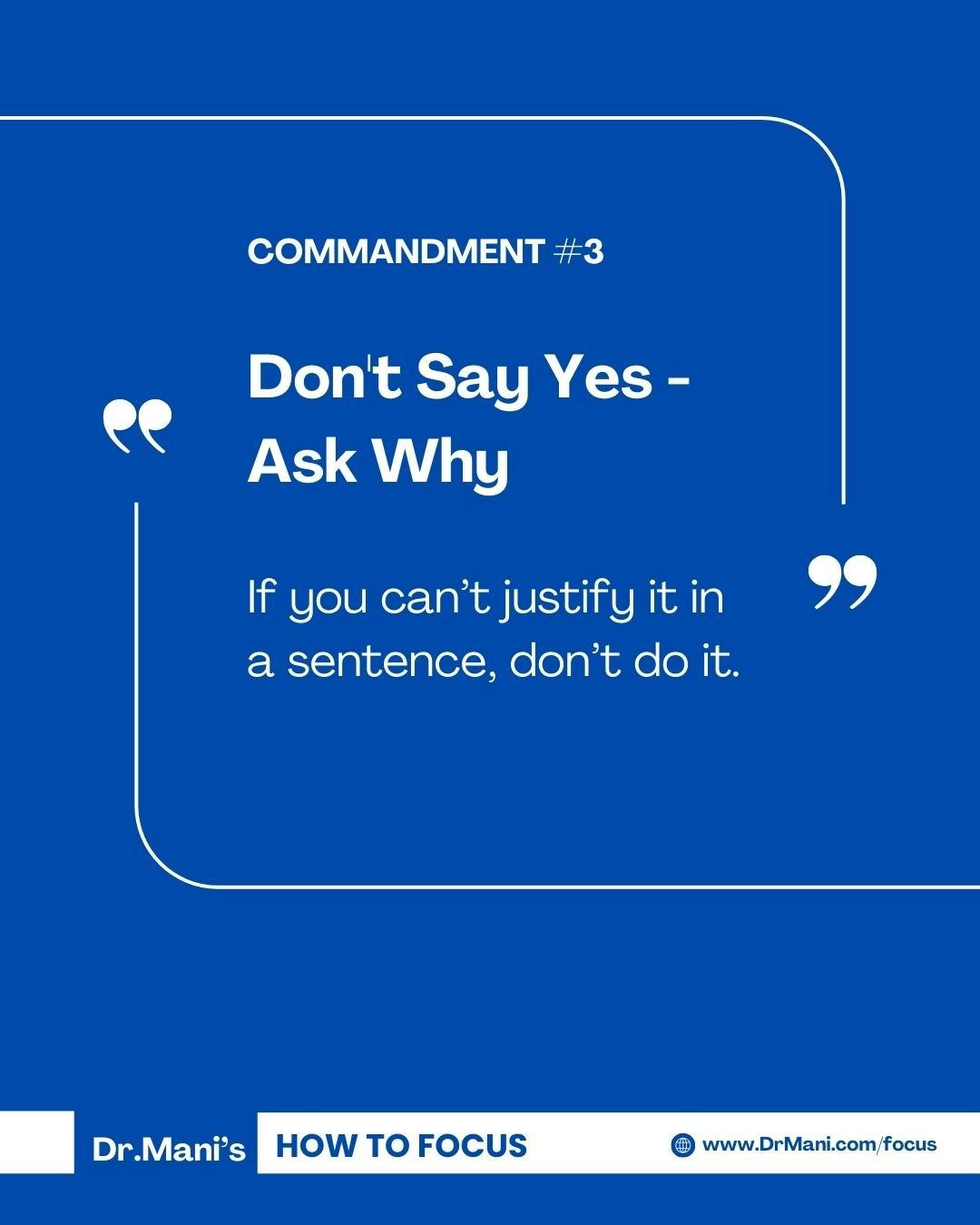 Dr Mani's How To Focus - Screenshot 4 showing product features and functionality