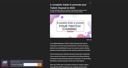 JotUrl AI-driven Call-To-Actions gallery image