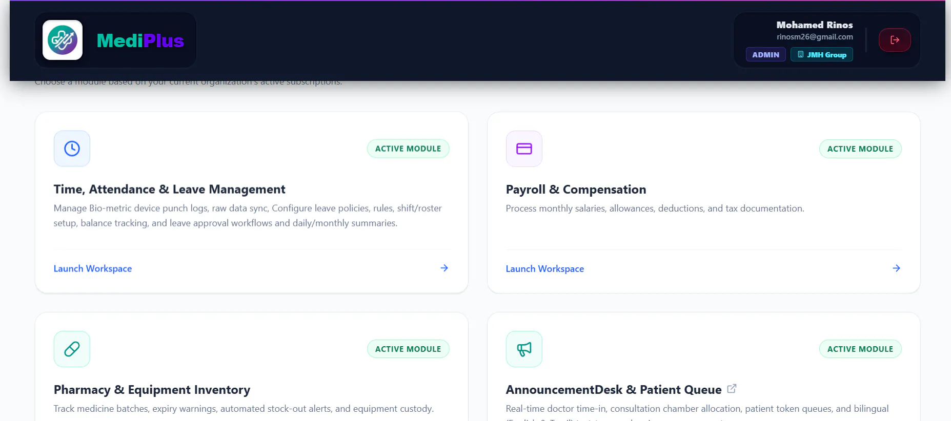 MediPlus - Intelligent Ecosystem