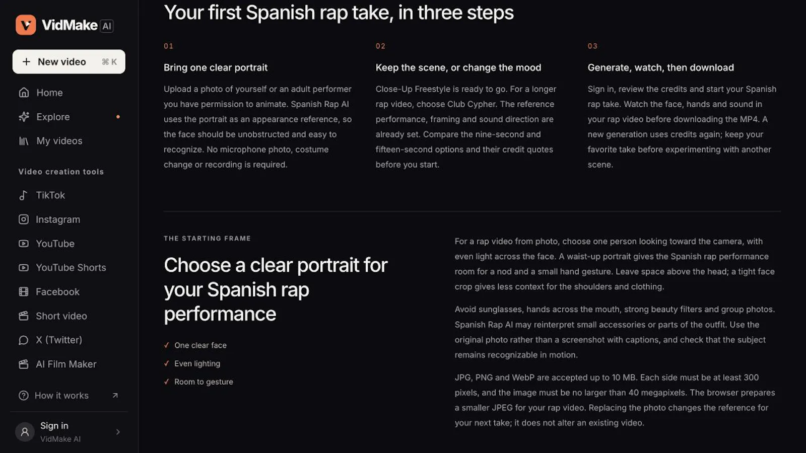 Spanish Rap AI screenshot 1