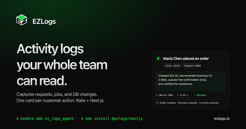 EZLogs screenshot 1