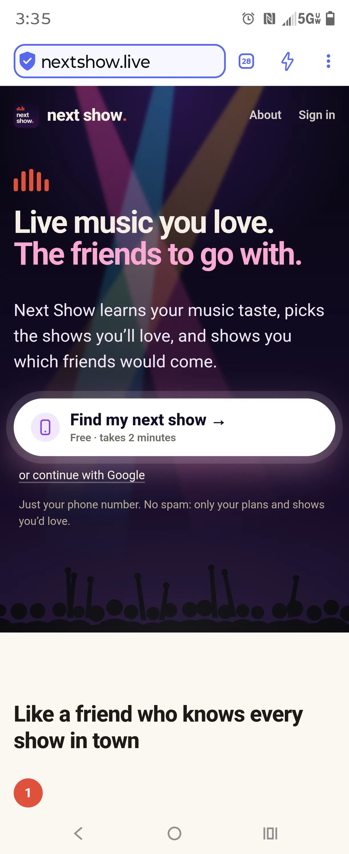 NextShow.live - live music with friends gallery image