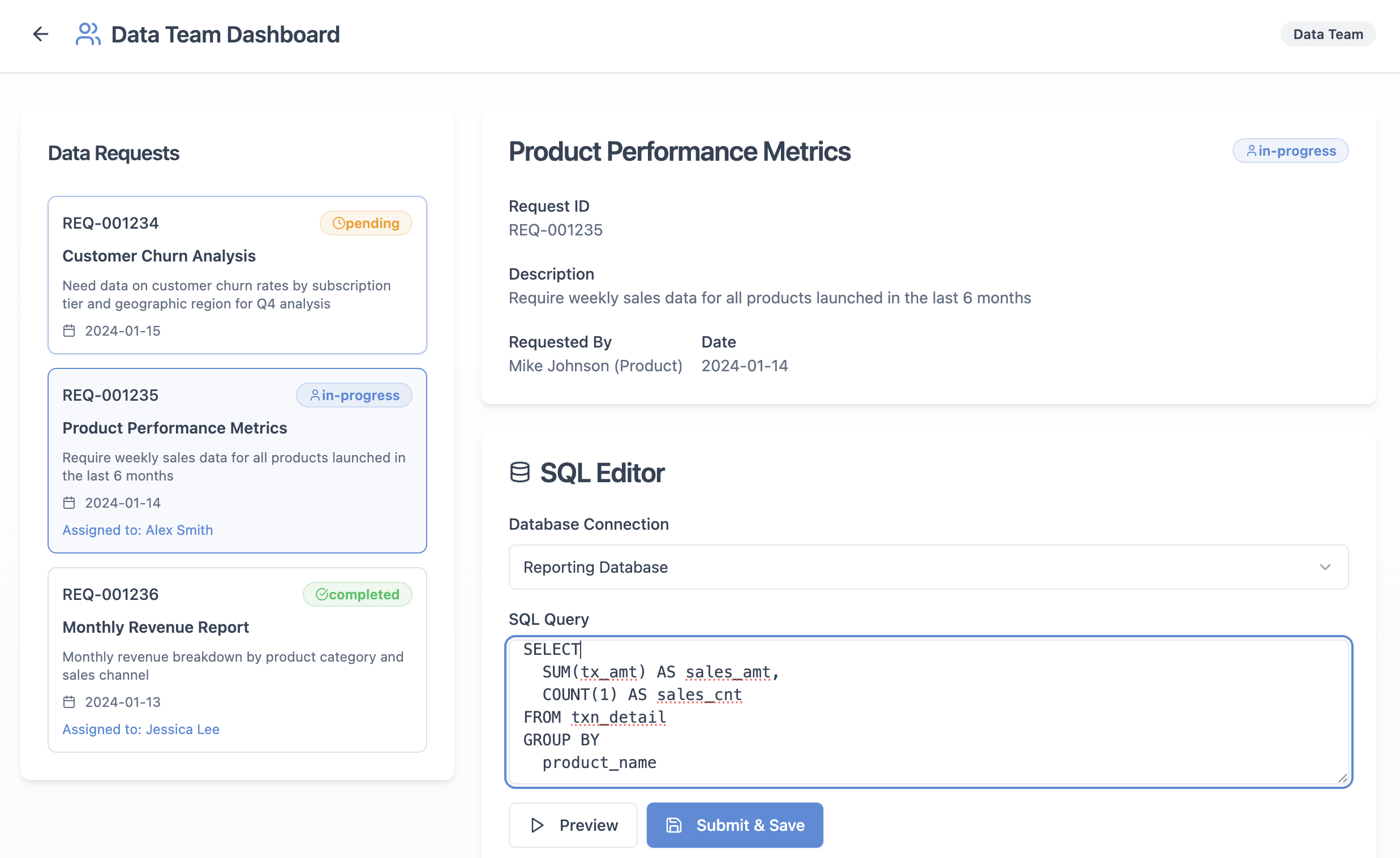 DataViaduct - Issue Tracking Platform built for data requests медиа 2
