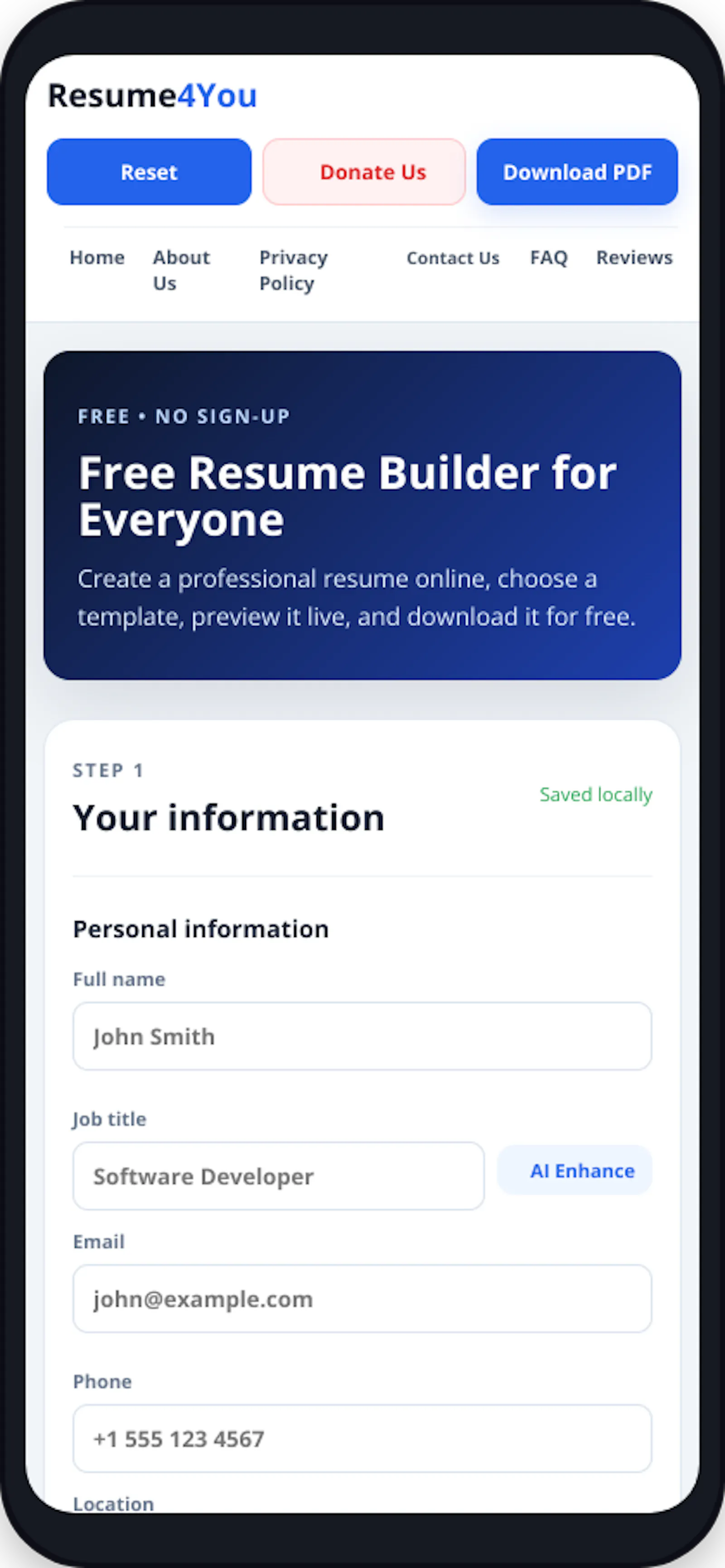 ResumeForYou screenshot 3