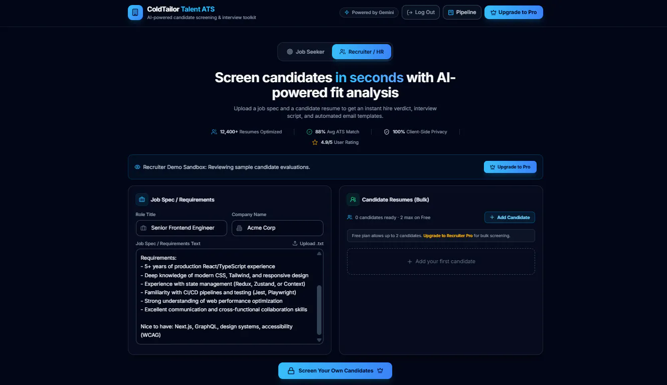 ColdTailor AI gallery image