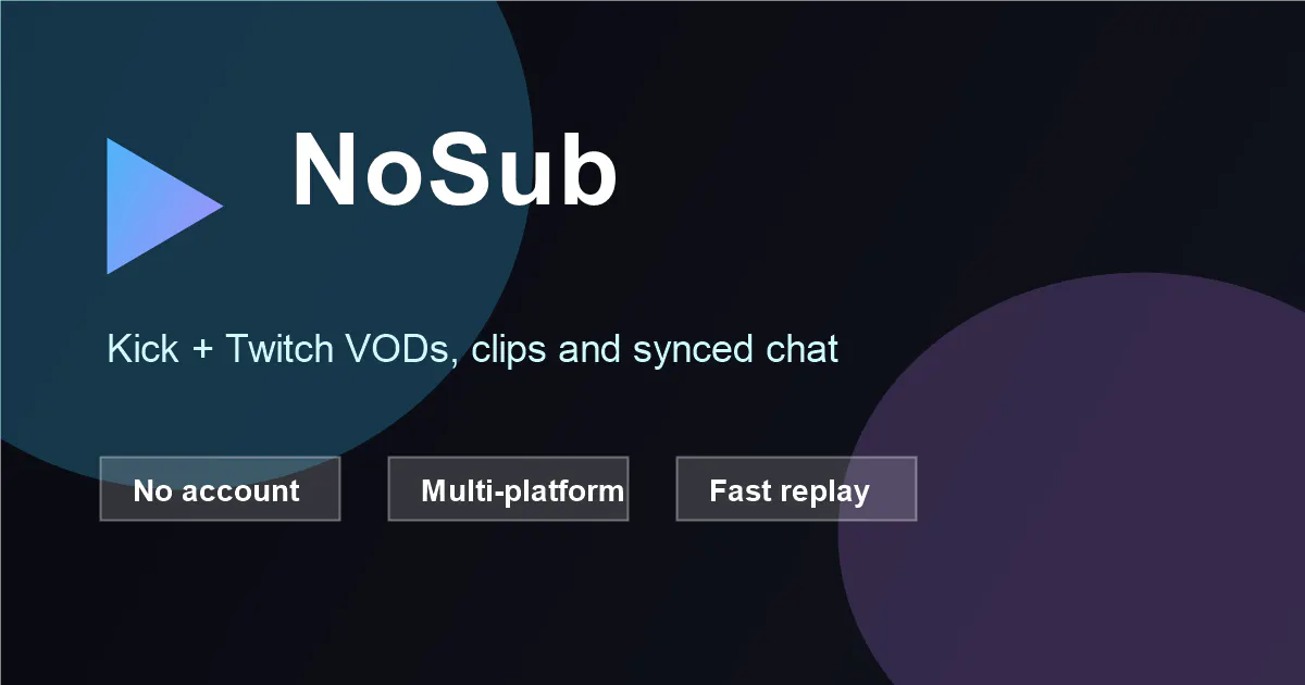 NoSub gallery image