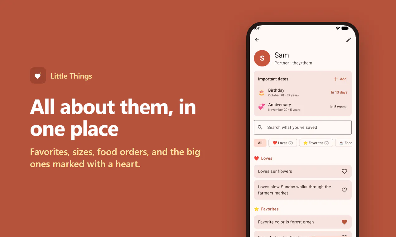 Little Things: Partner Notes gallery image