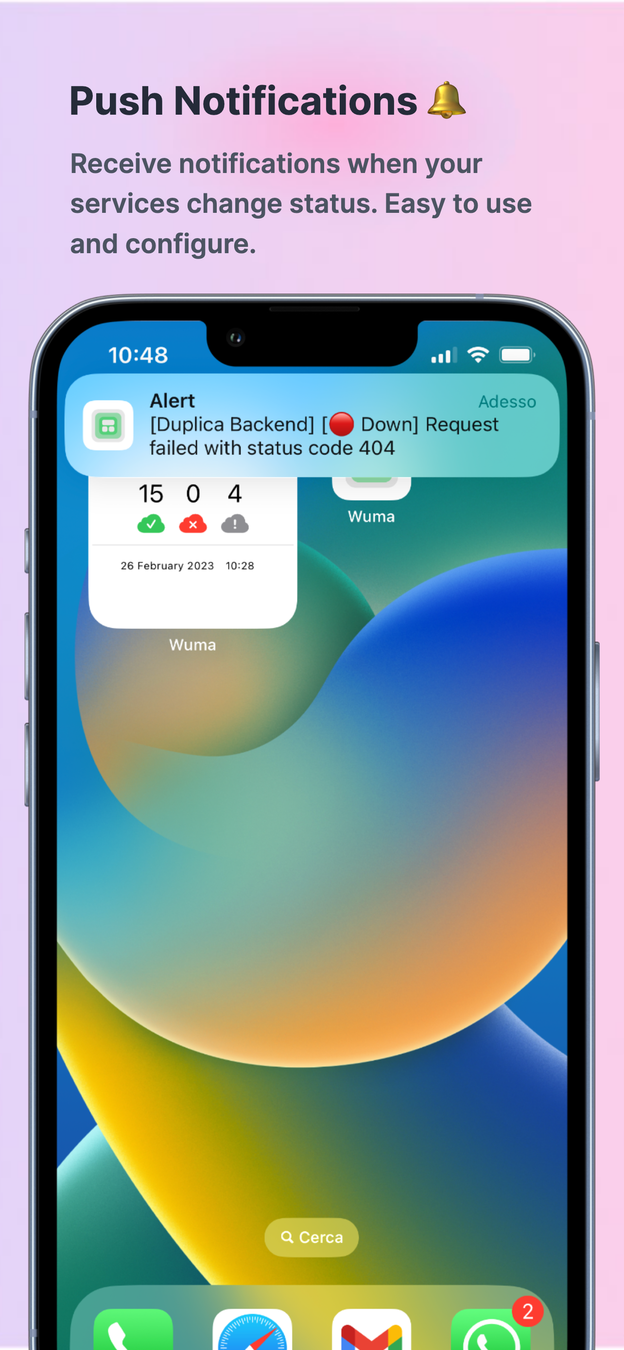 WUMA - अपटाइम कुमा प्रबंधक - IPhone, iPad और Apple वॉच पर अपटाइम कुमा मीडिया 4