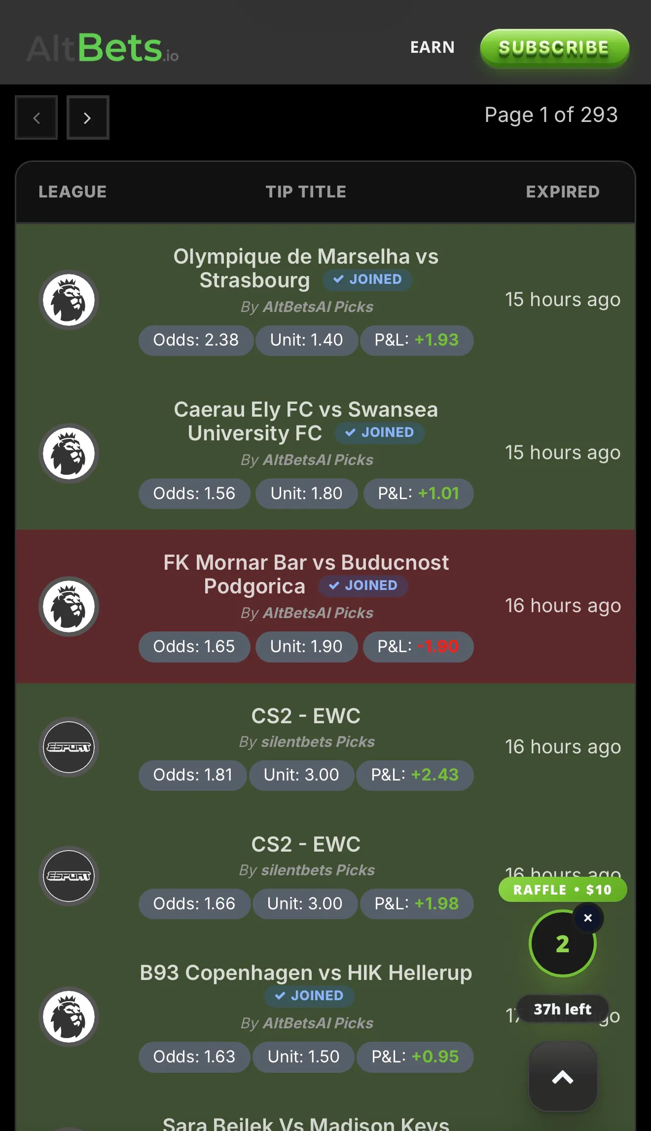 AltBets - Degen Sports Bets gallery image
