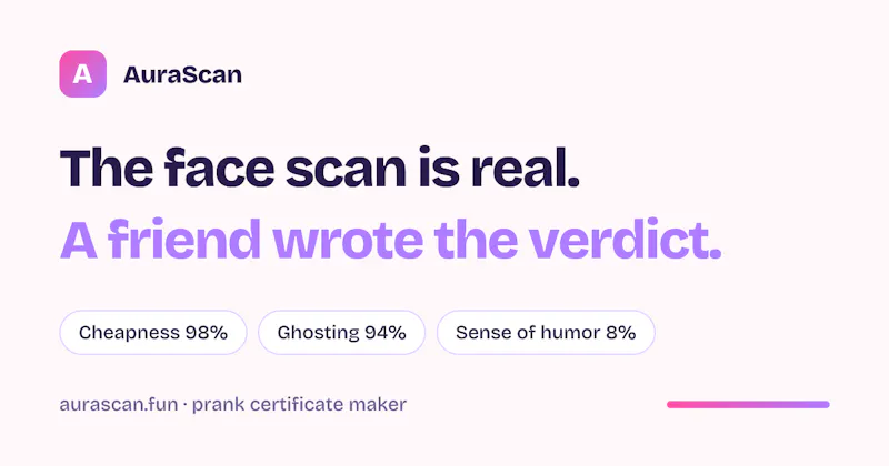 AuraScan — Biometric Personality Test screenshot 2