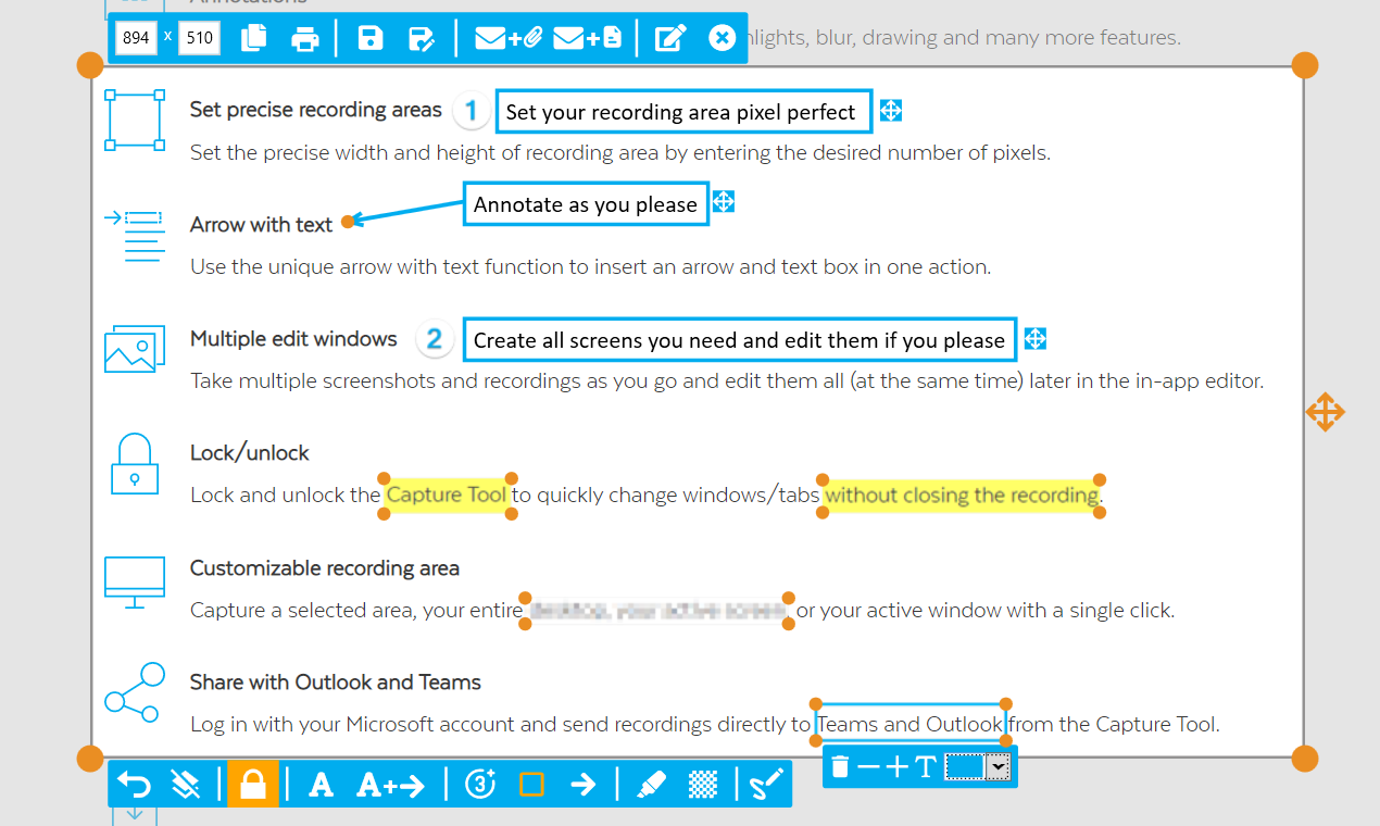 Fenêtre Capture Tool gallery image