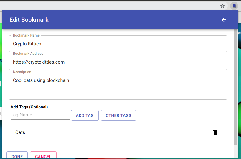 Fav Bookmark Manager gallery image
