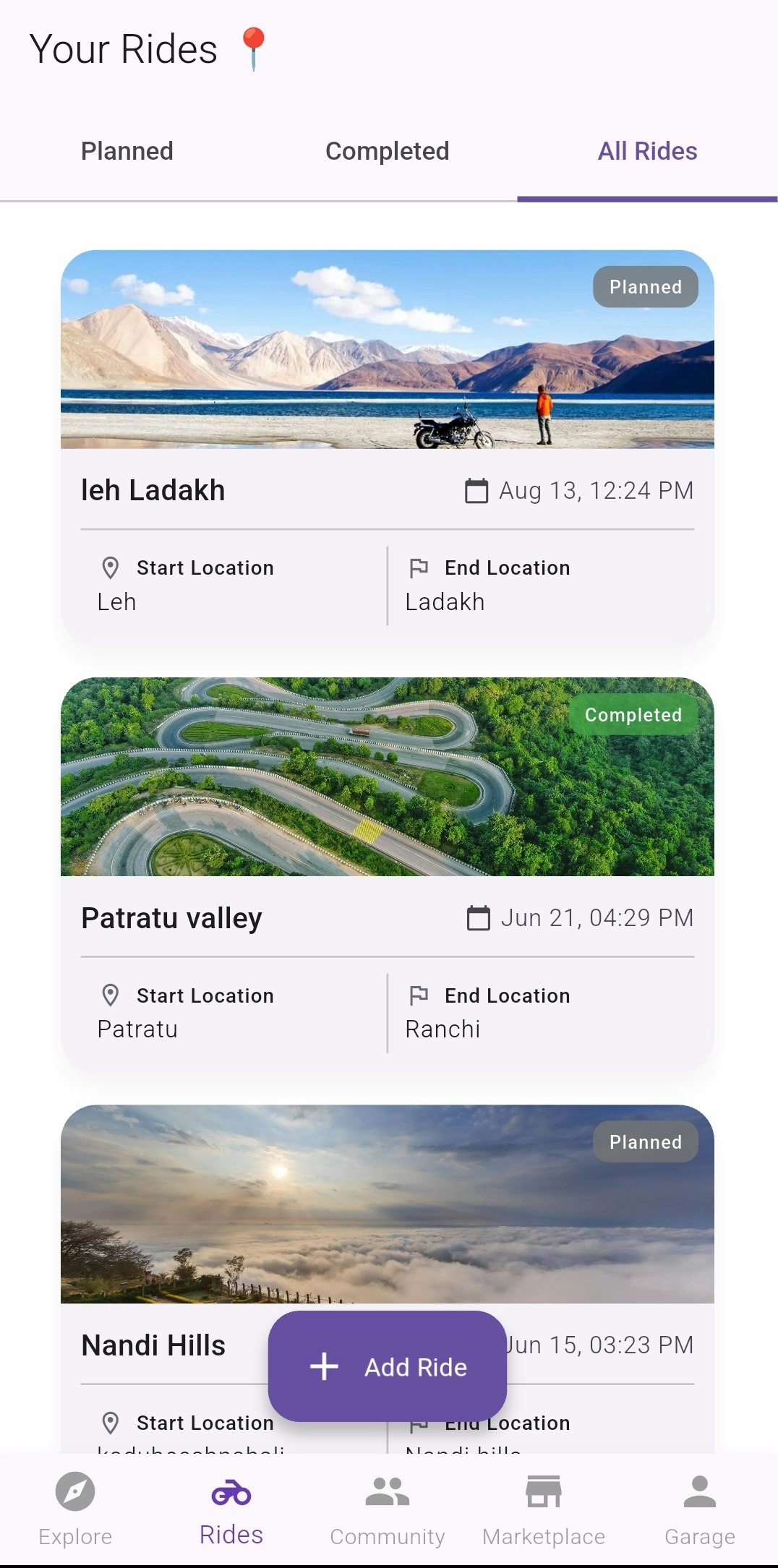 Motozen | App for Bikers | genAi fueled media 3