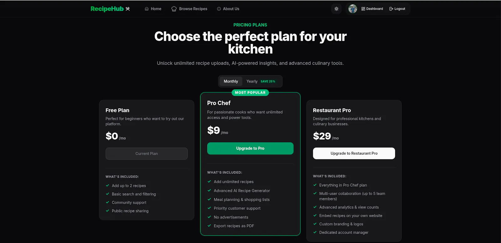 RecipeHub screenshot 7