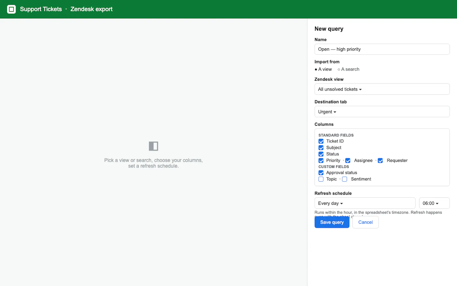 Zendesk Exporter screenshot 2