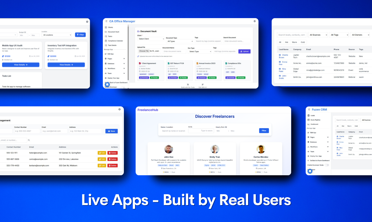 Fuzen – Build Apps That Actually Work gallery image
