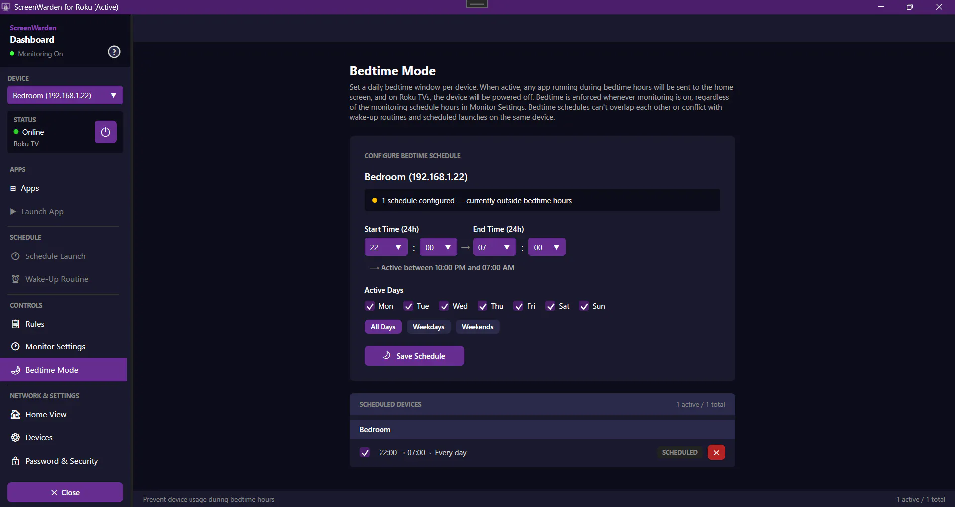 ScreenWarden for Roku gallery image