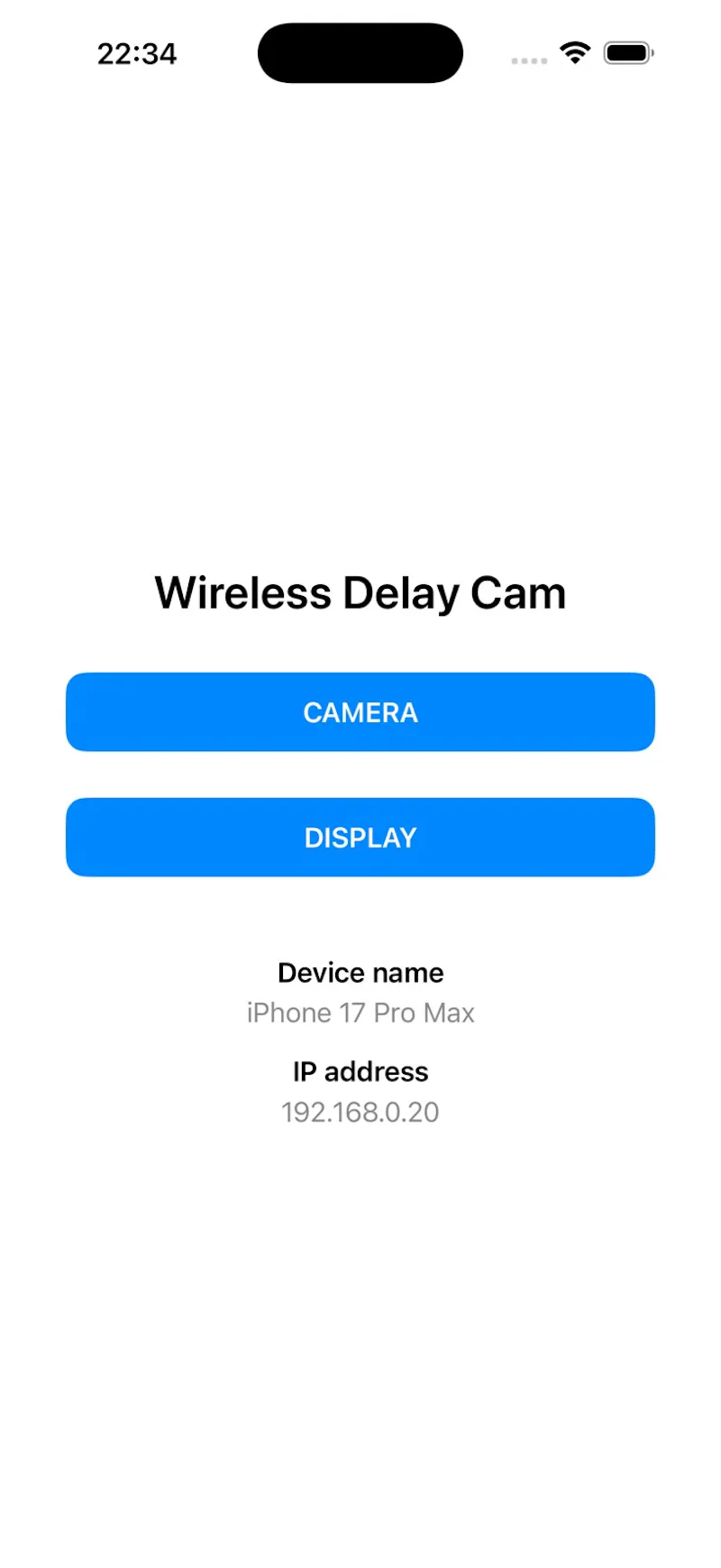 Wireless Delay Cam screenshot 1