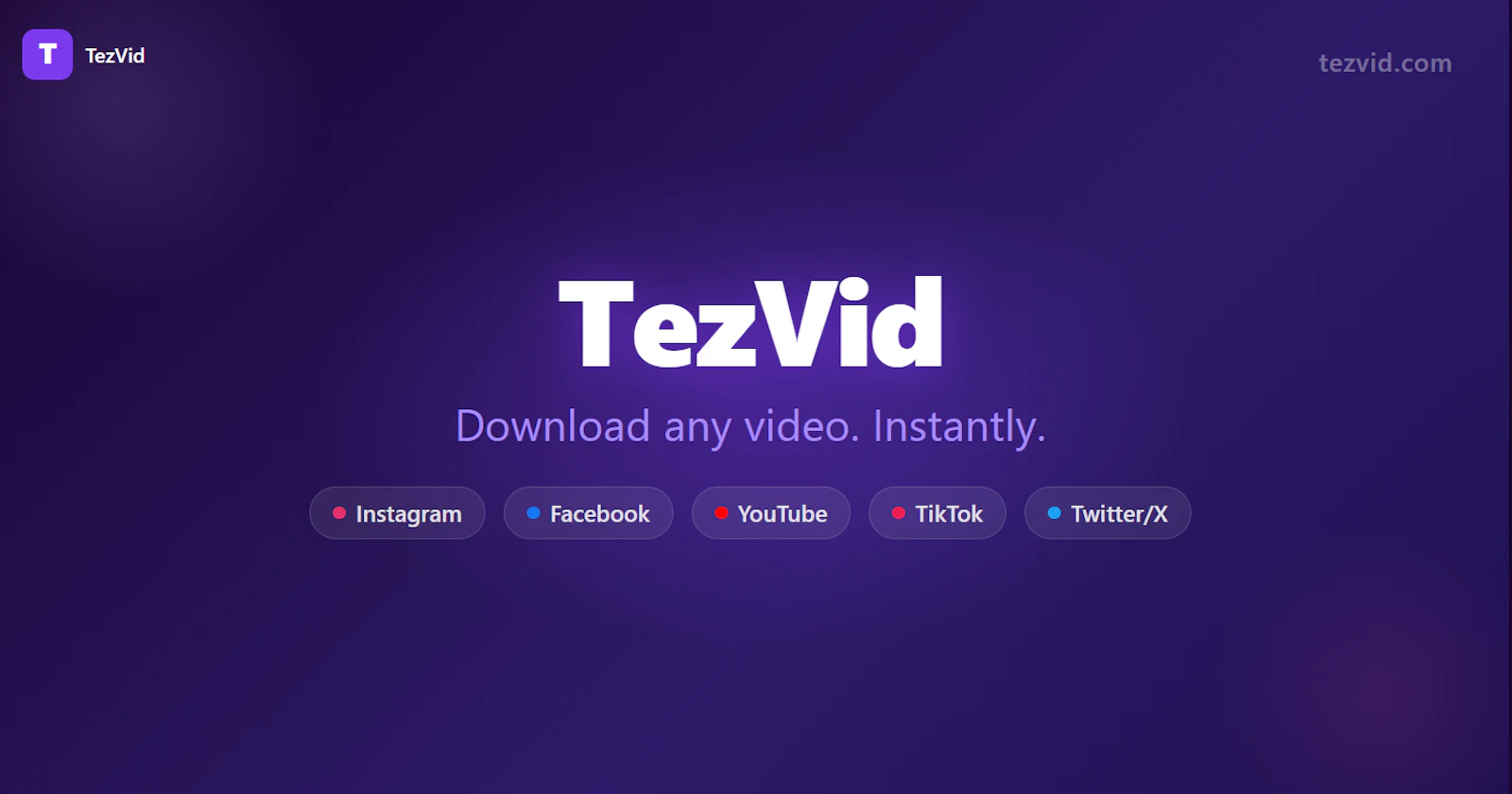 TezVid-Free Insta, FB, YT Video Download screenshot 2