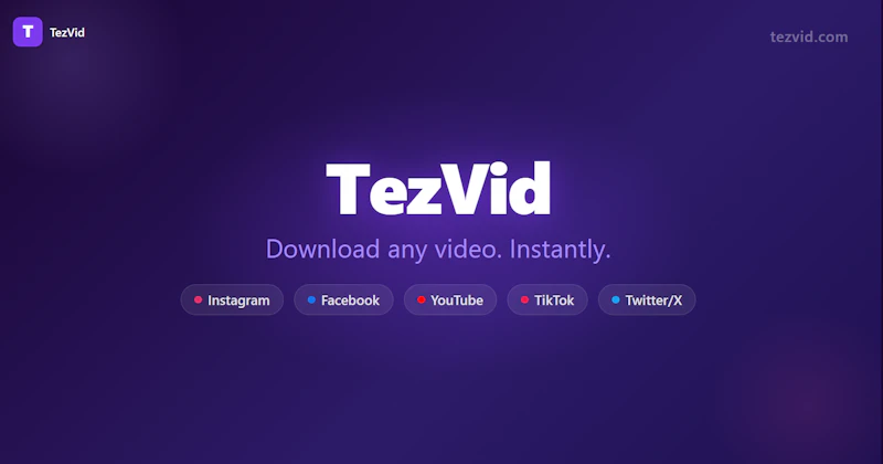 TezVid-Free Insta, FB, YT Video Download screenshot 2