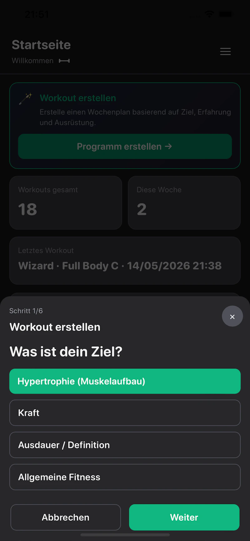 GymMe - Workout & PR Tracker screenshot 2