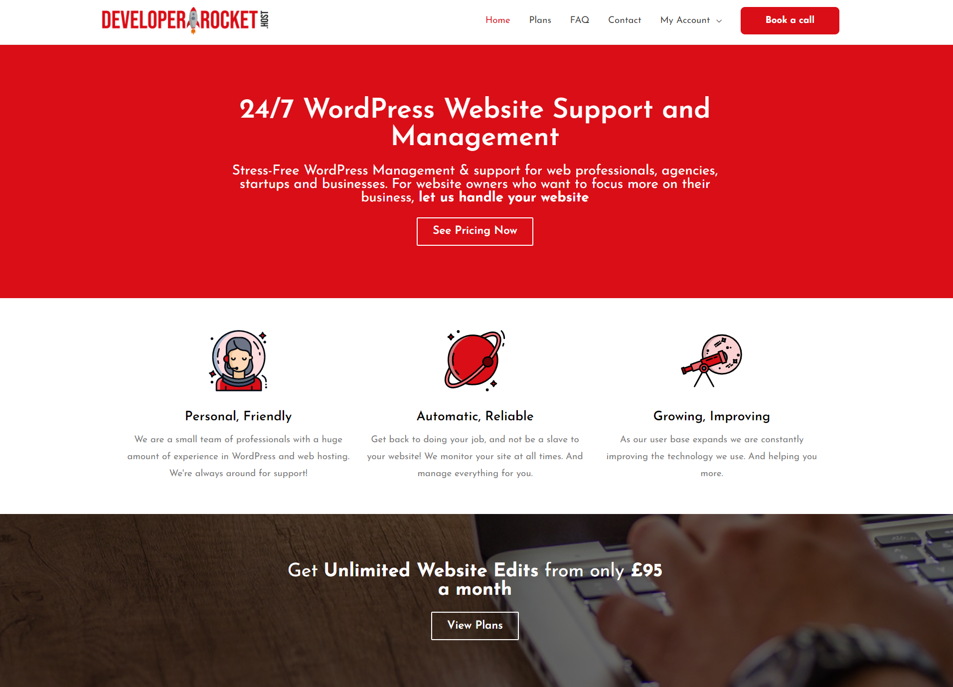Developer Rocket WordPress Maintenance gallery image