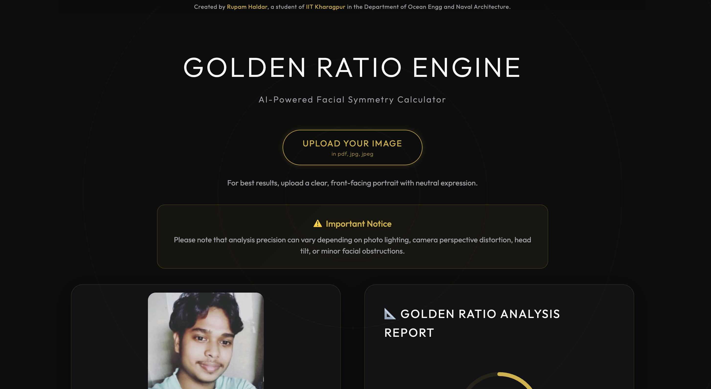 Golden Ratio Engine logo
