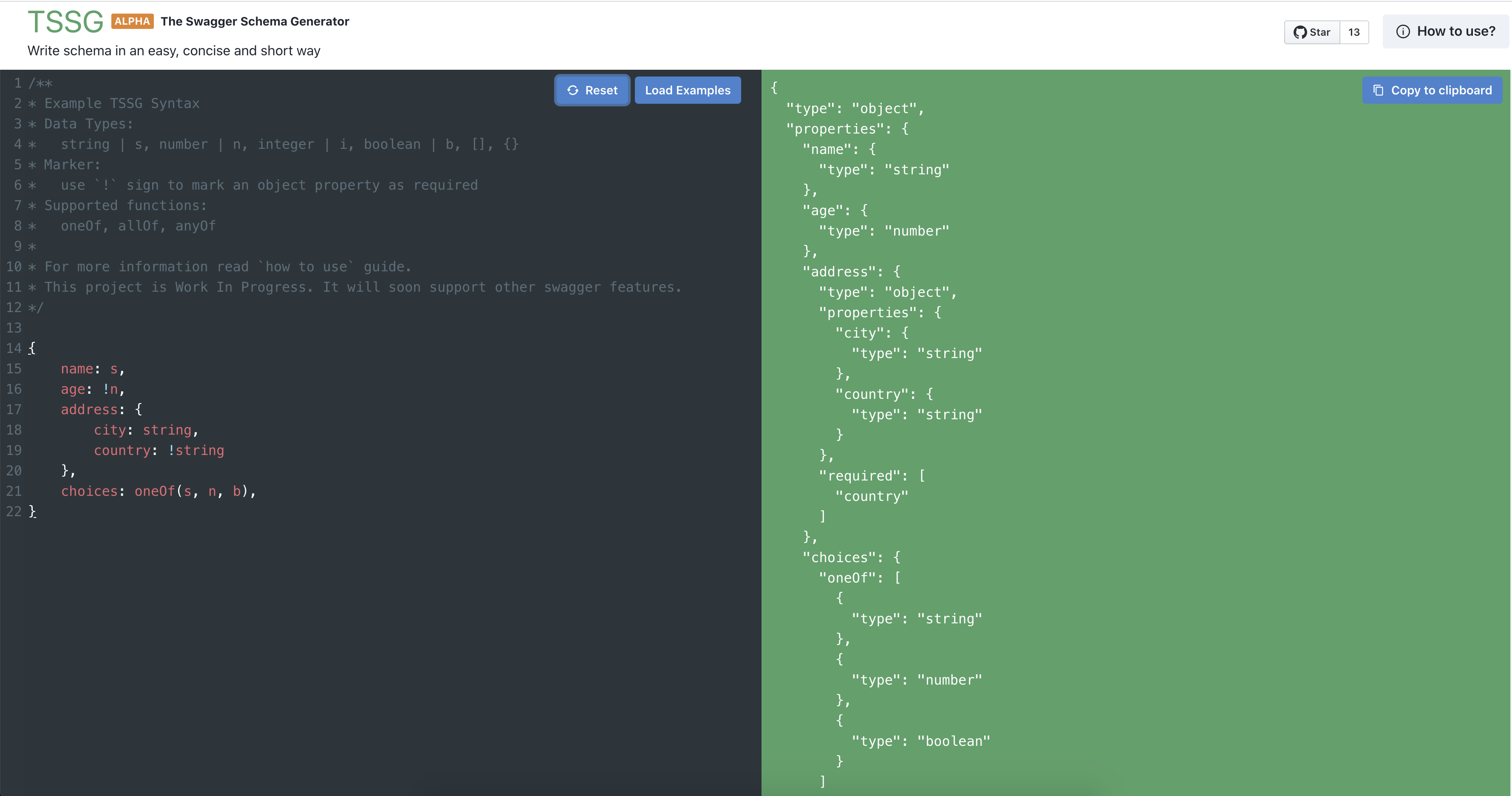 TSSG Editor gallery image