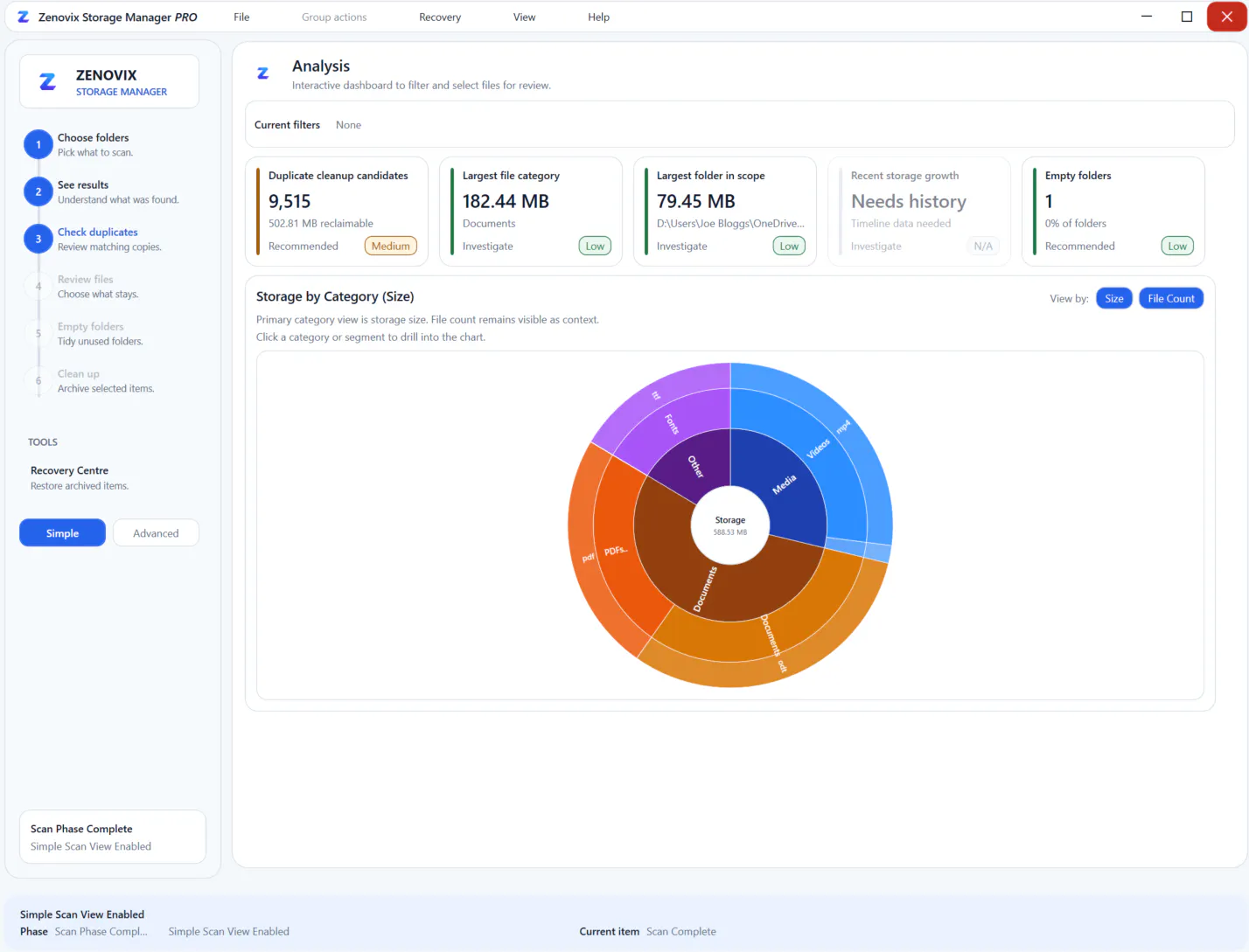 Zenovix Storage Manager