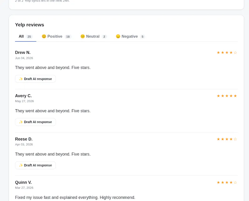 ReviewVista screenshot 3