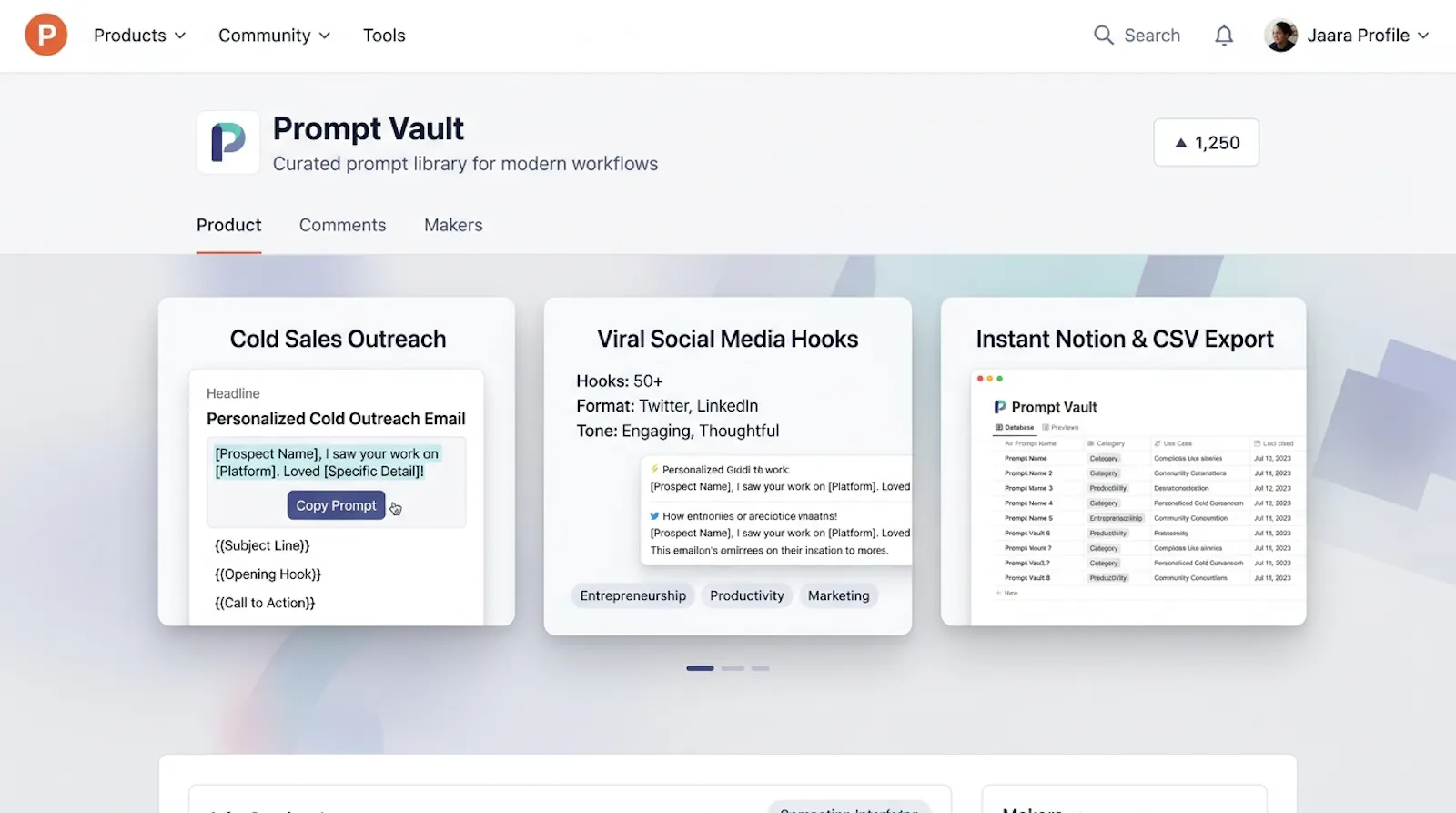Prompt Vault — 500+ Copy screenshot 3