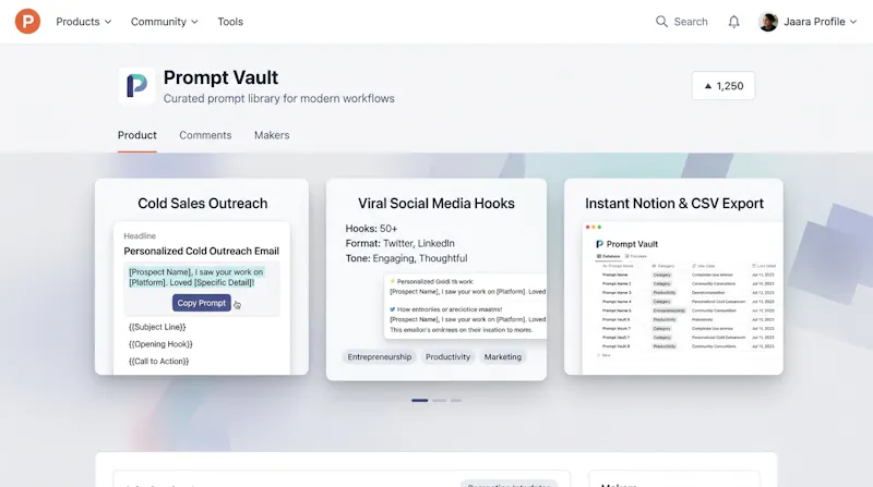 Prompt Vault — 500+ Copy screenshot 3