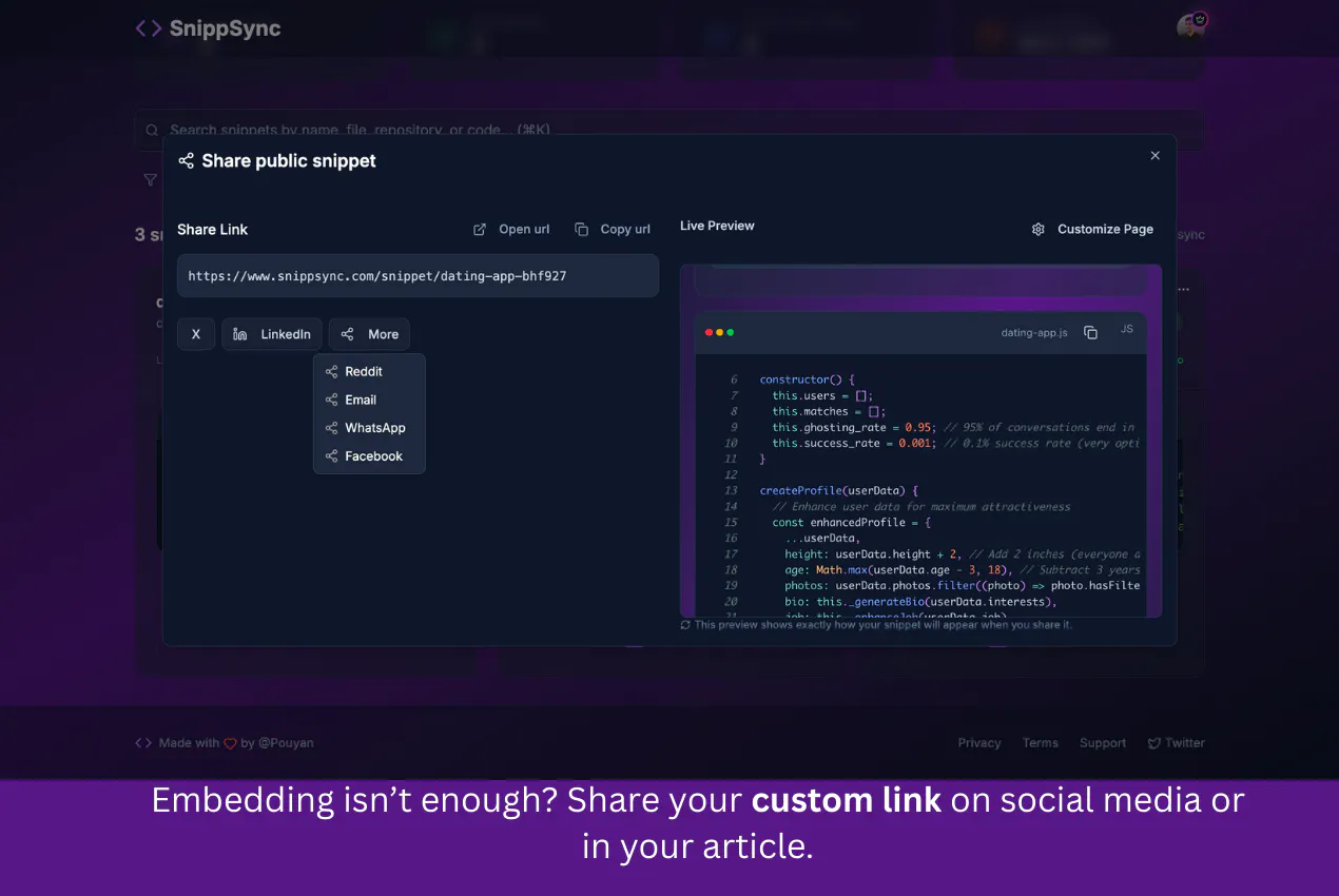 SnippSync gallery image