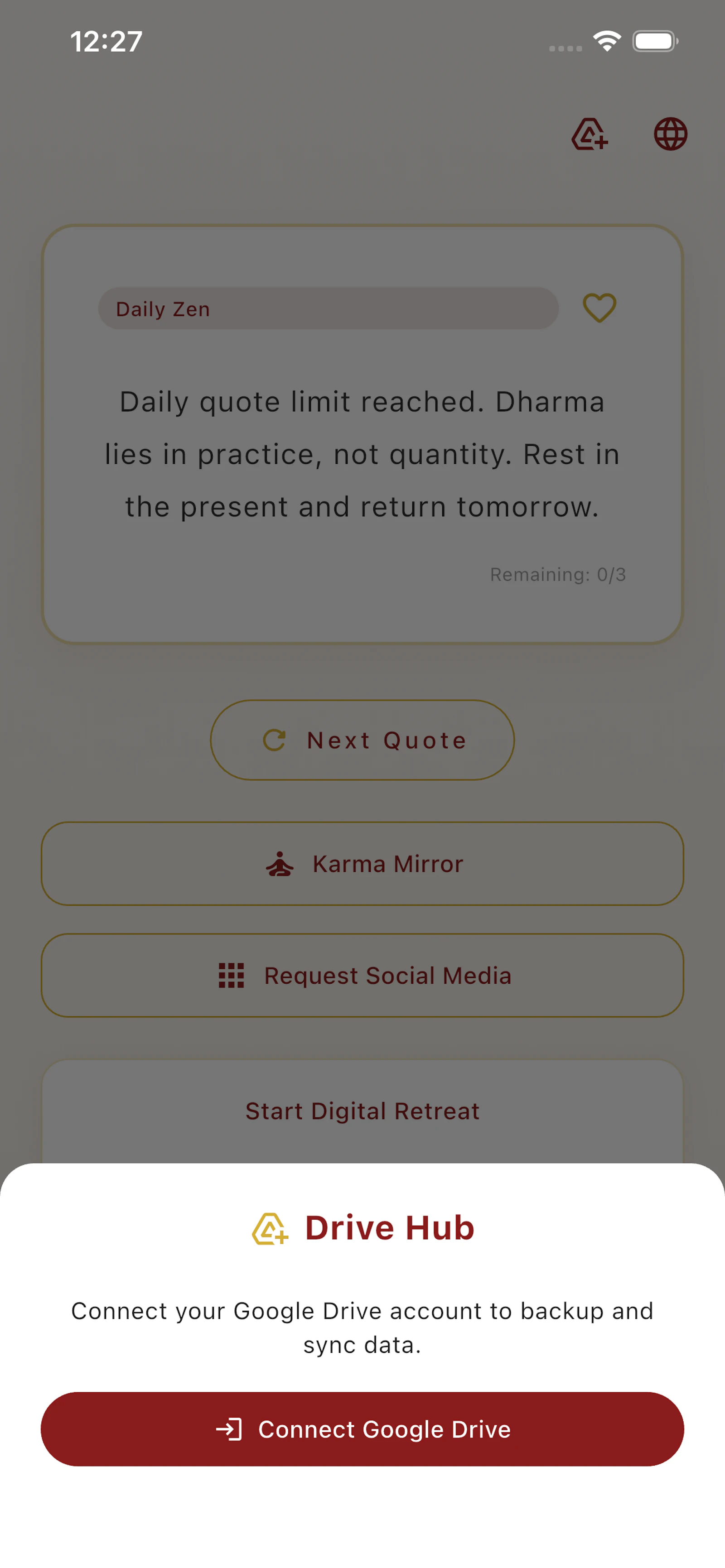 Wisdom Zen app screenshot 5