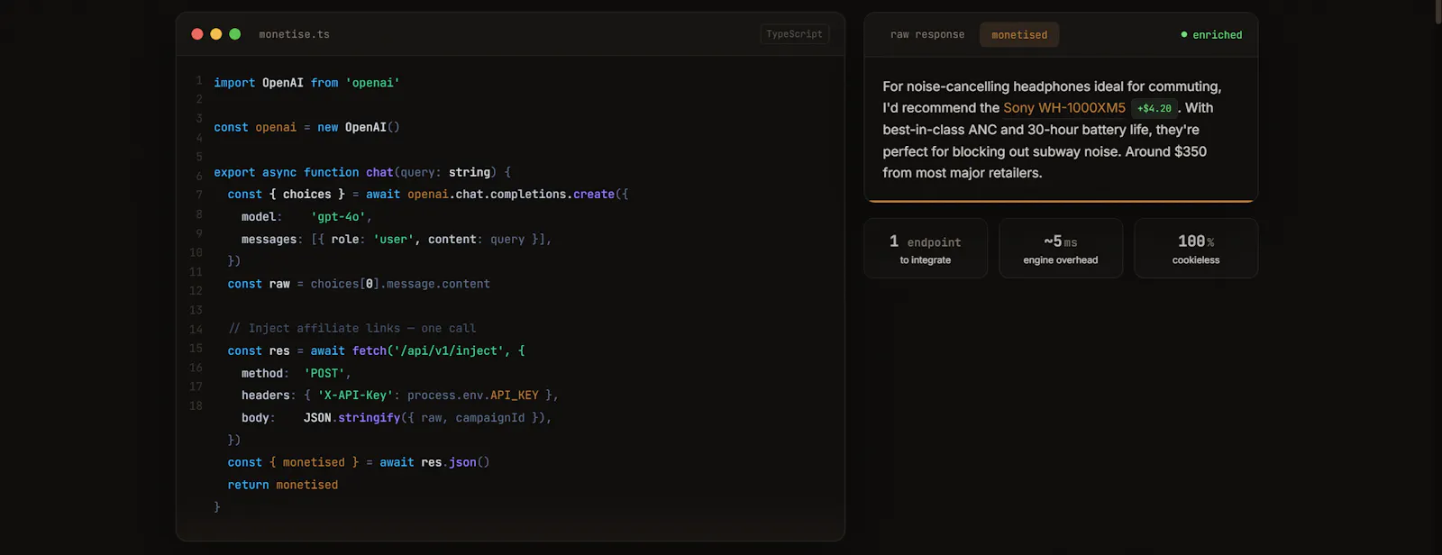 LinkAffix screenshot 2