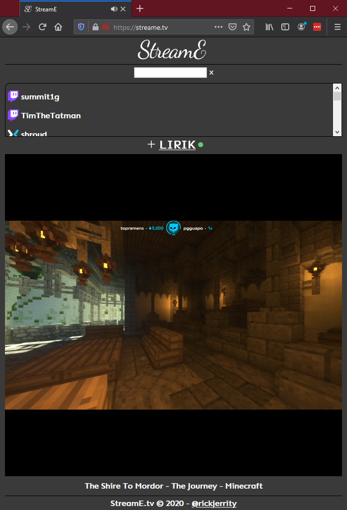 StreamE gallery image