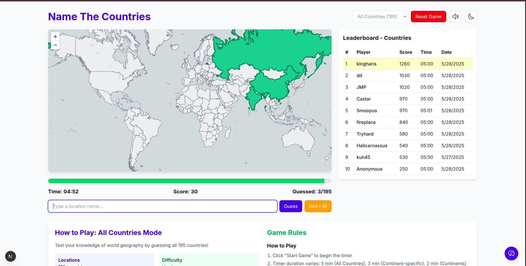 namethecountries - เกมตอบคำถามทางภูมิศาสตร์แบบโต้ตอบ media 2