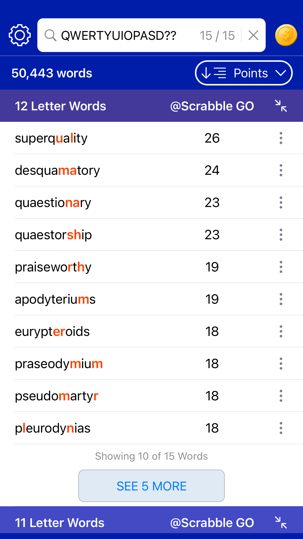 Média Application de fond de mots - Jeux de mot non crammble gratuits plus rapidement avec Smart Word Finder 4
